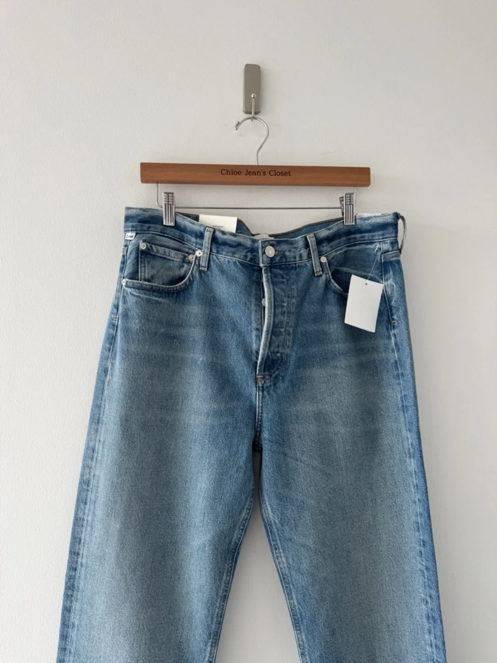 CITIZENS OF HUMANITY Blaine High Rise Straight Jeans in Perri 31